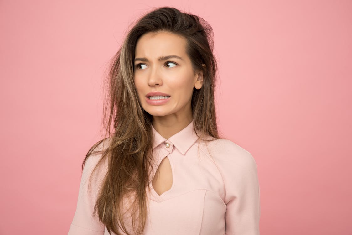 Free Woman Wearing Pink Top Stock Photo