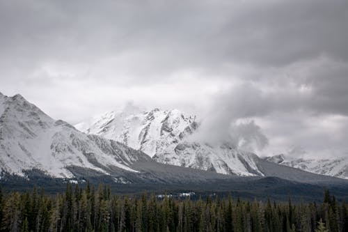 A Snow-Covered Mountain