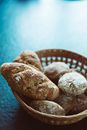 Free stock photo of basket, bread, food