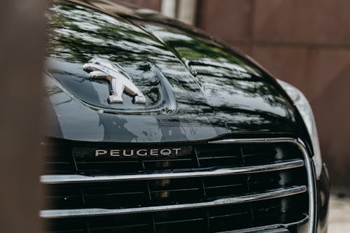 Gratis Foto Del Coche Peugeot Negro Foto de stock