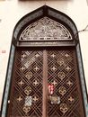 Brown and Black Wooden Door