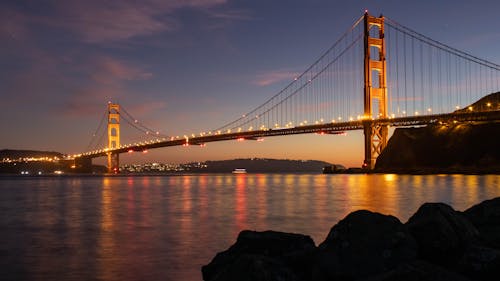 Gratis lagerfoto af aften, californien, golden gate bridge