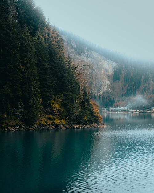 Základová fotografie zdarma na téma fotografie přírody, horské jezero, mlha