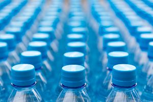 Array of plastic water bottles — photo by Jan van der Wolf on Pexels