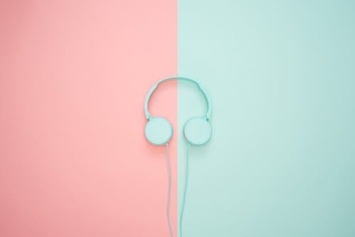 Blue Headphone