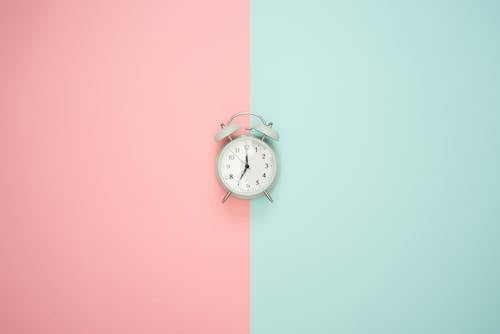 Free Gray Double-bell Clock Stock Photo