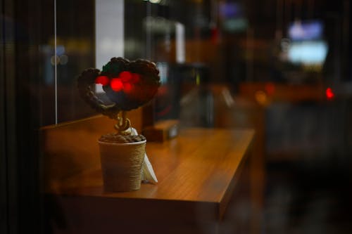 Free stock photo of coffee, heart, lights