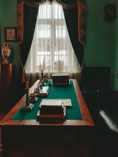 Free A vintage office interior in Votkinsk, Russia with elegant furnishings and decor. Stock Photo