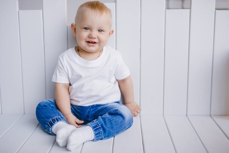 Portrait Of Smiling Baby Boy