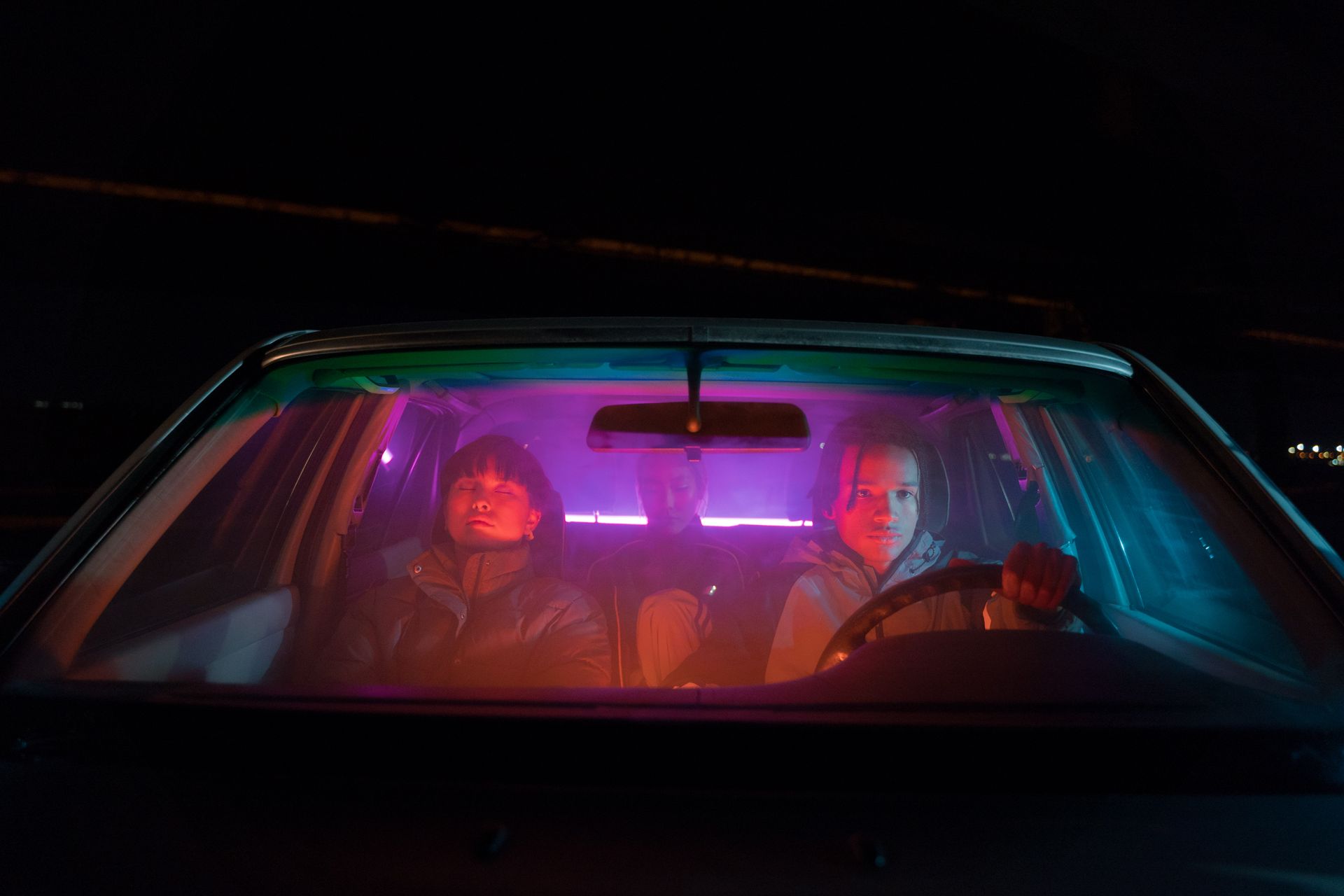 People in Car