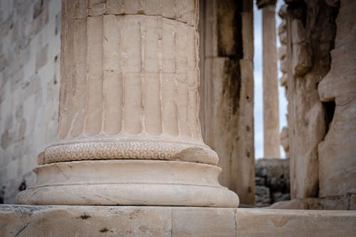 Brown Concrete Pillar