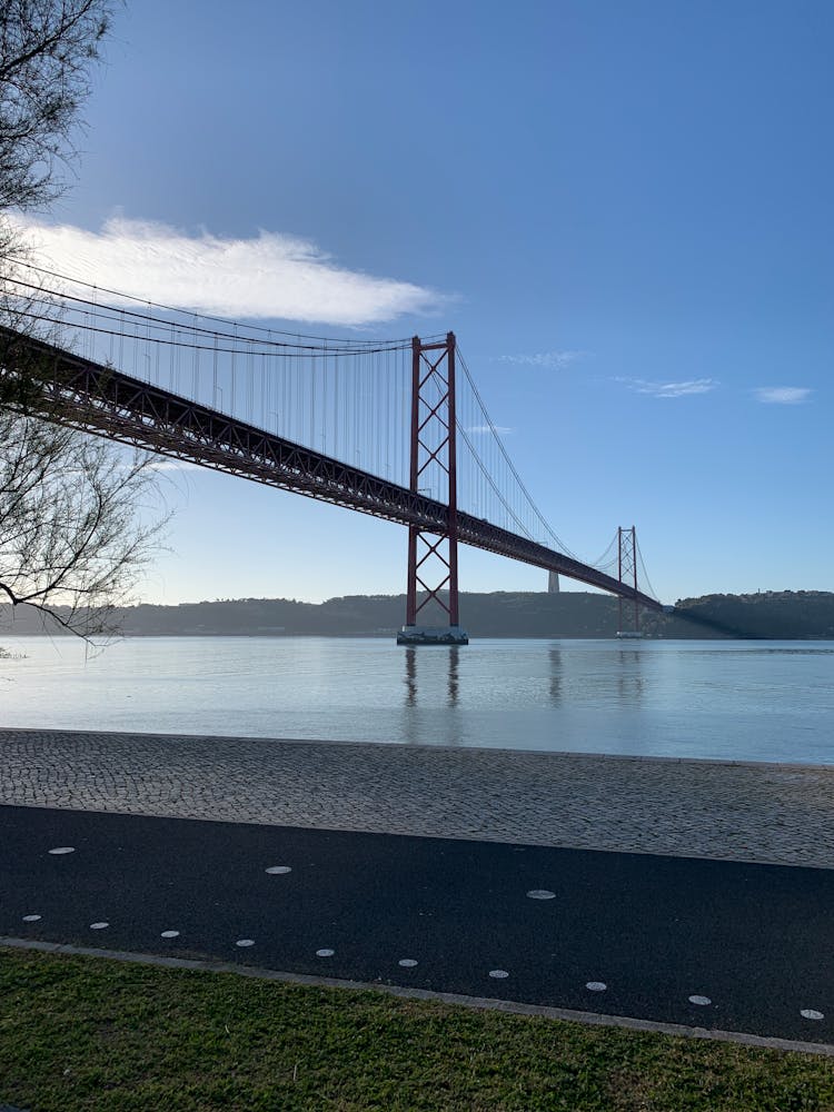 The Abril Bridge In Lisbon, Portugal