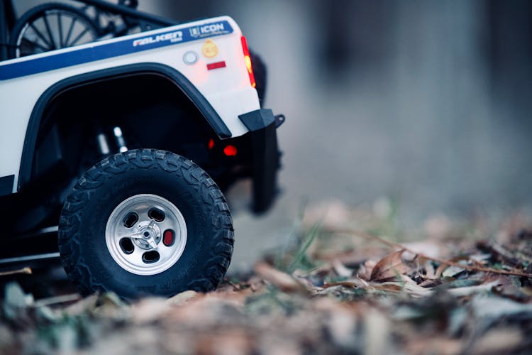 Close-up Of The 4x4 Car Model Rear 