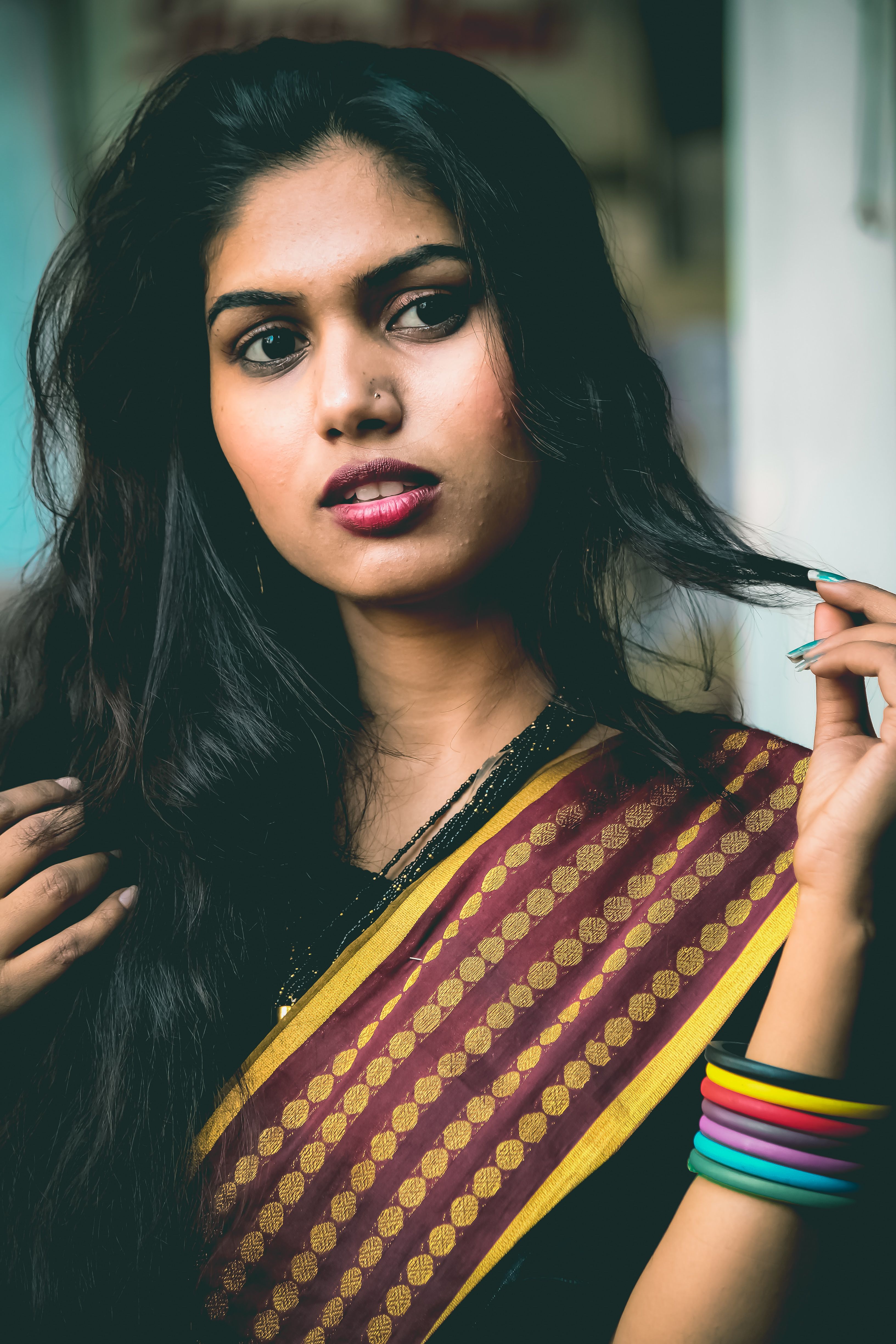 Portrait of Woman in Traditional Clothing · Free Stock Photo