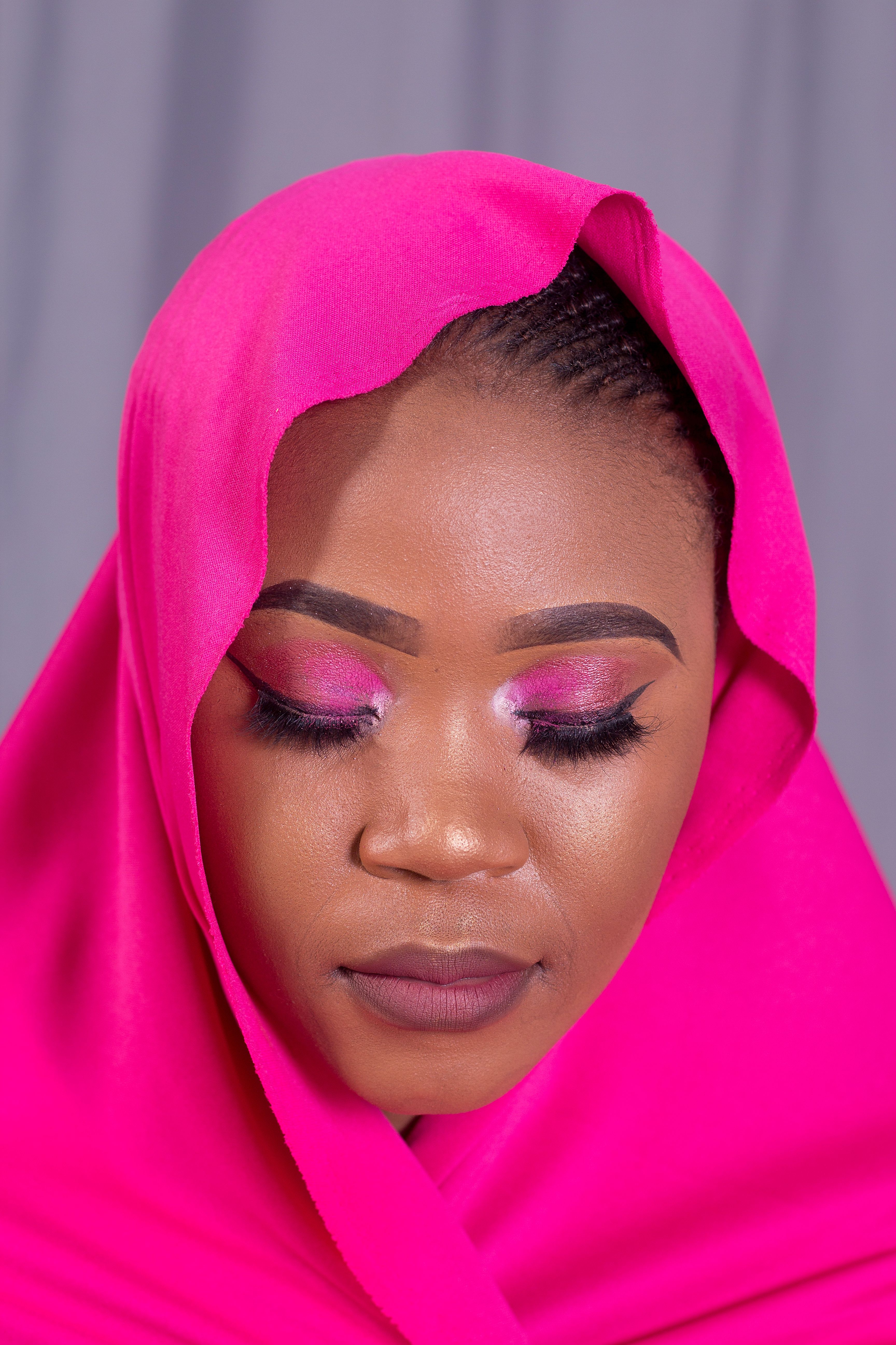 Close-up Photo of Woman in Pink Hijab · Free Stock Photo