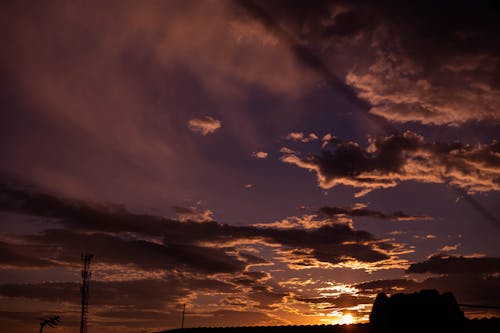 Scenic View of Clouds in the Sky during Sunset