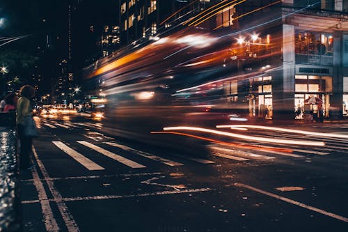 Time-Lapse Photography of Cars on Road during Nighttime