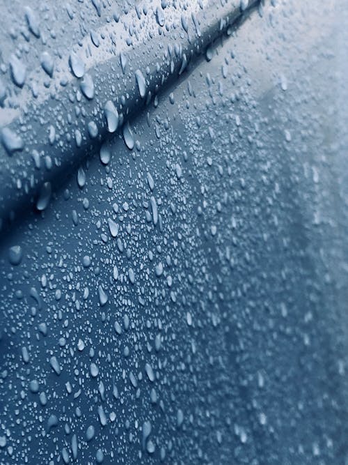 Water Droplets on Surface 