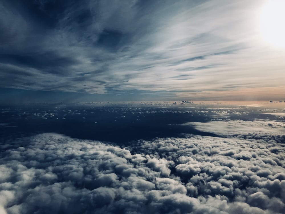 Free Sea of Clouds Stock Photo