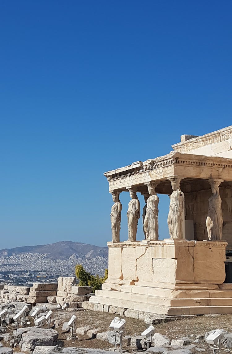 Ruins Of Erechtheion In Greece