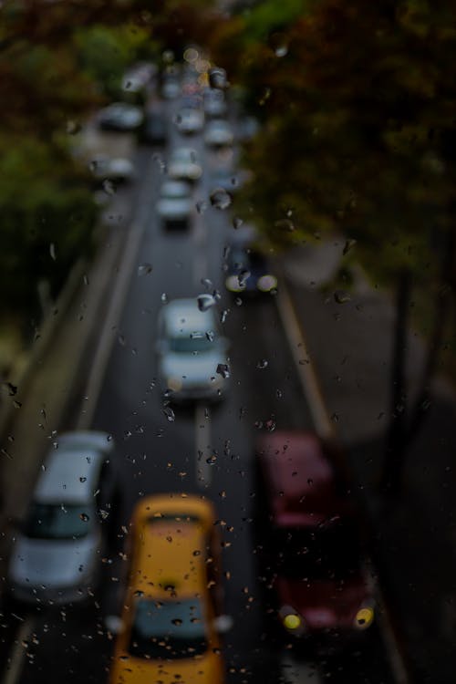 Fotobanka s bezplatnými fotkami na tému autá, kvapky dažďa, kvapôčky vody