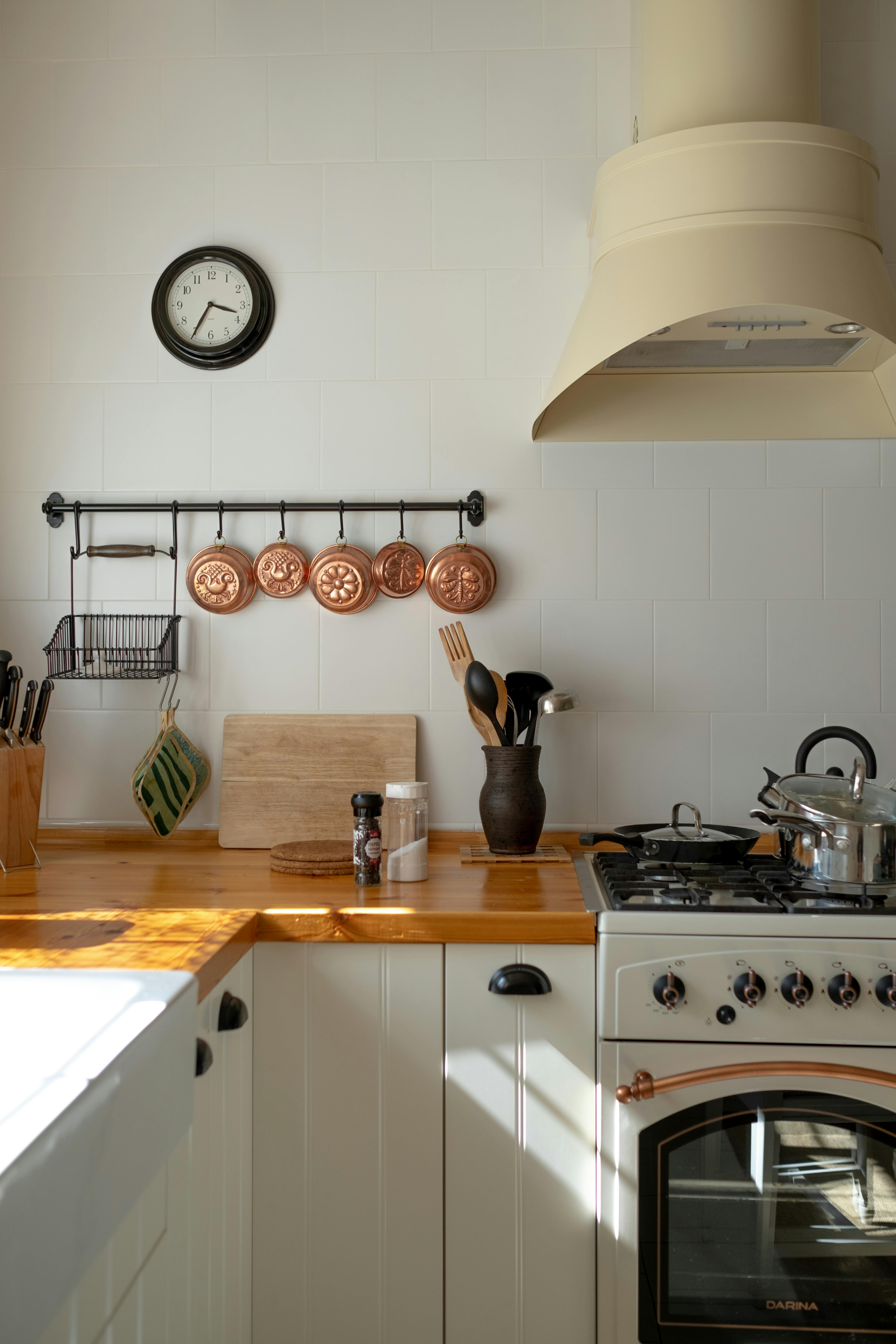 Kitchen Interior With Vintage Kitchenware Stock Photo, Picture and Royalty  Free Image. Image 47429586.