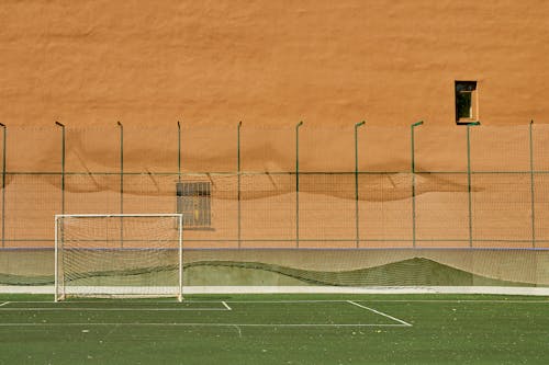 A Goal on a Soccer Field
