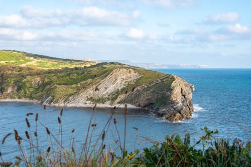 Cliff on Sea Coastline