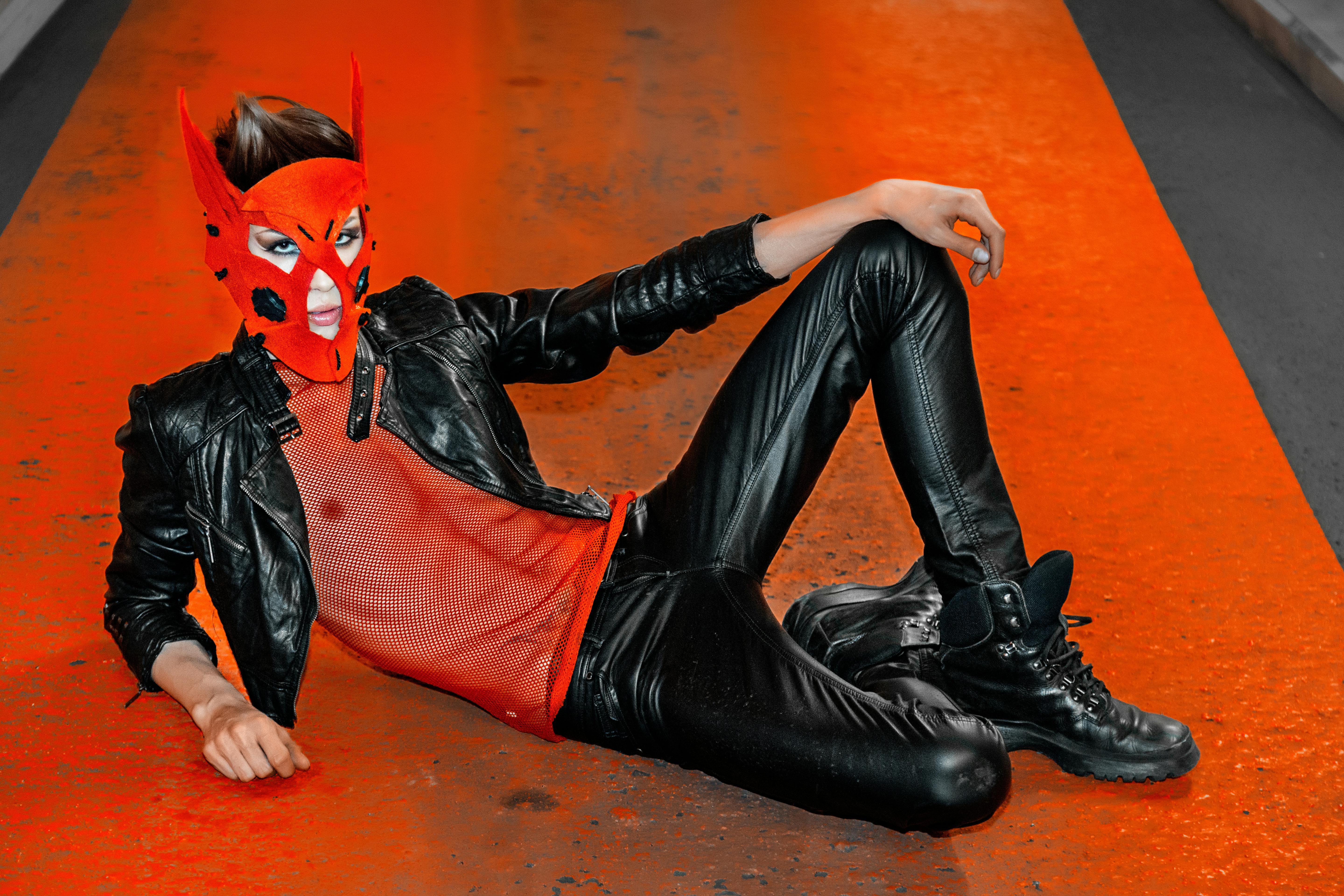 mens leather pants and jacket