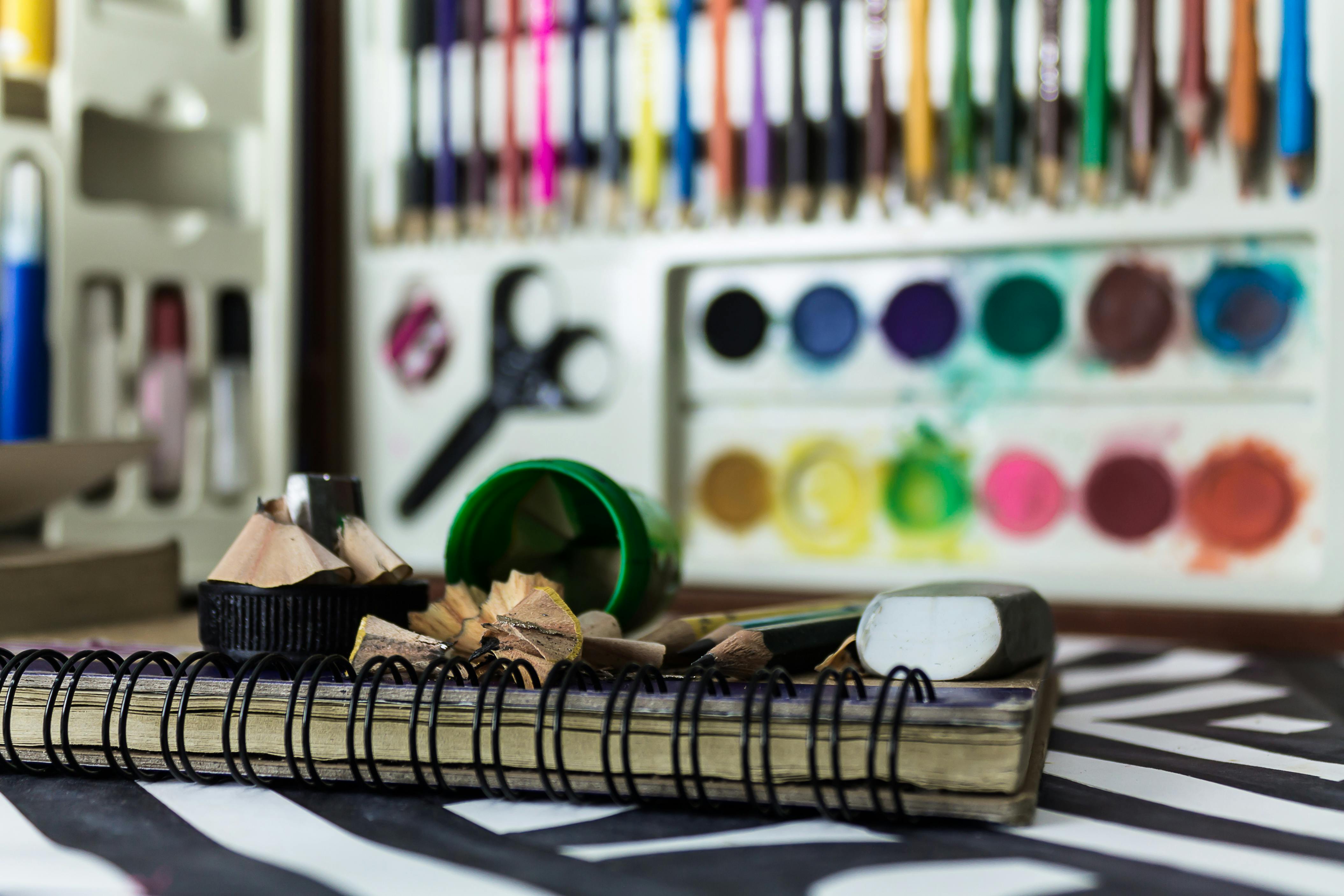 Painting and Drawing Tools Set · Free Stock Photo