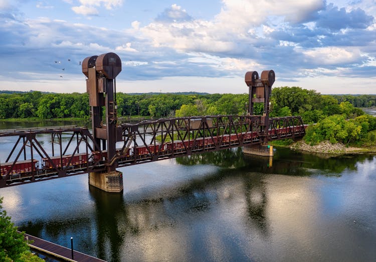 Point Douglas Drawbridge Over The River