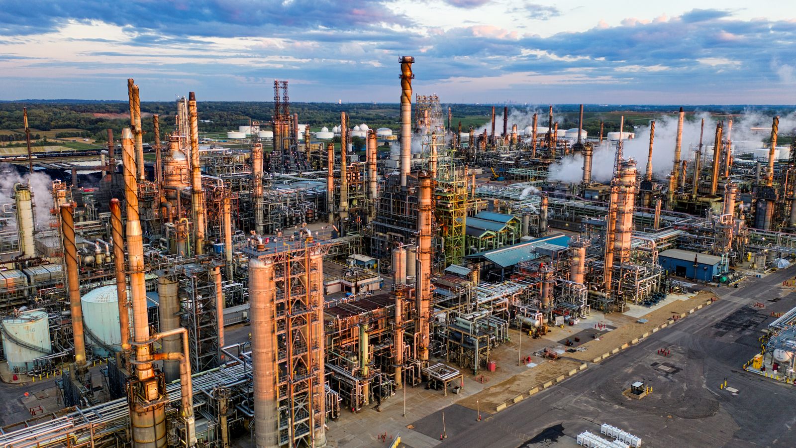 Aerial view of the Guangzhou Bodi lubricant manufacturing plant