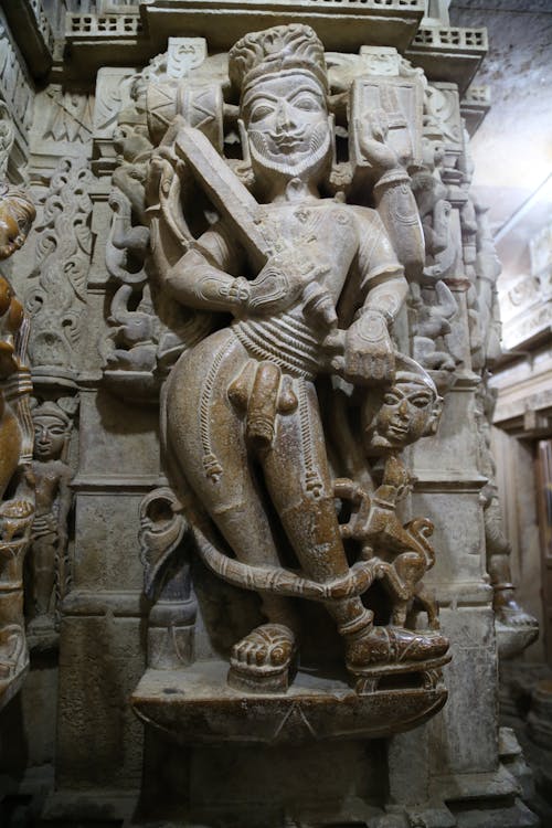 Stone Sculpture of Hindu Deity