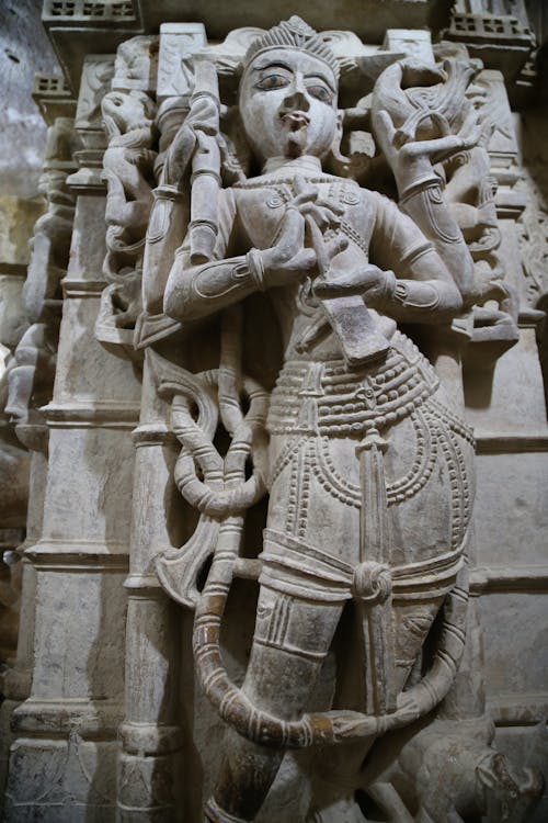Stone Sculpture of Hindu God