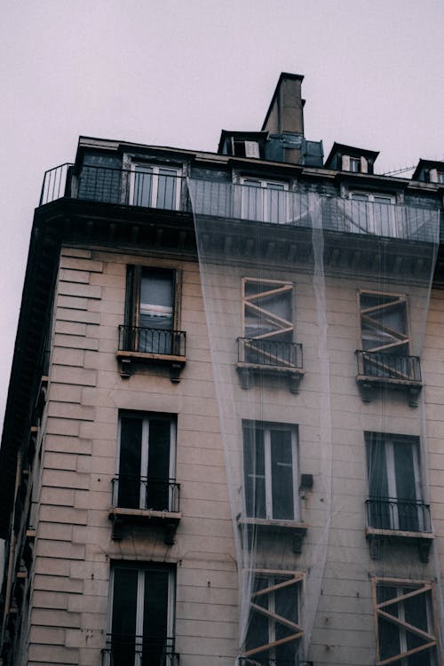 Apartment Building During a Renovation