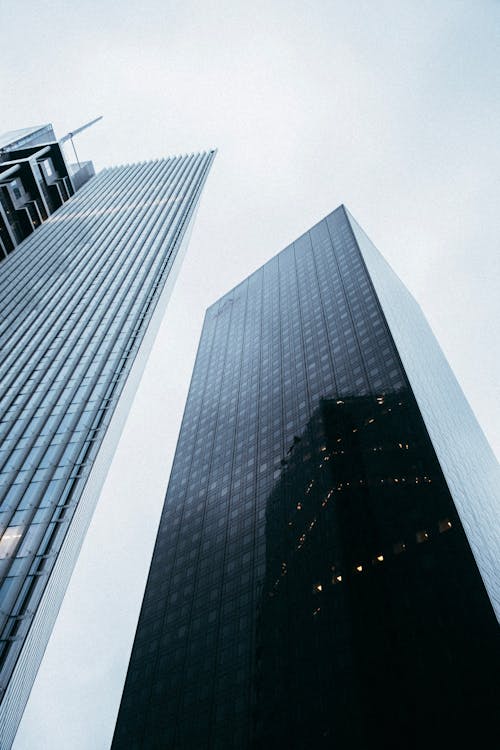 Low Angle View of High Rise Office Building