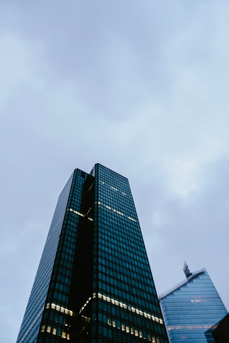 Low Angle Shot Of Tour CB21 Building In Courbevoie, France