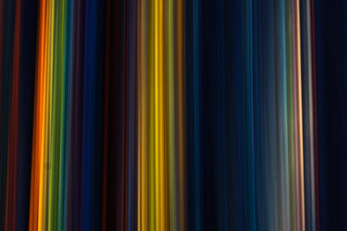 Wallpaper with Vertical Rainbow Color Lines