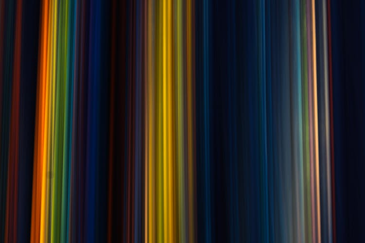 Wallpaper With Vertical Rainbow Color Lines