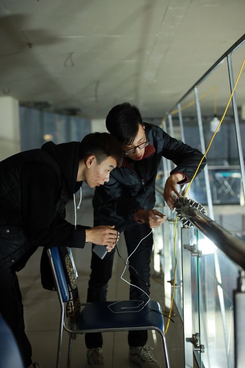 Teamwork Wire Young Technicians Connecting Wires · Free Stock Photo