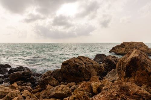 Sea under a Cloudy Sky