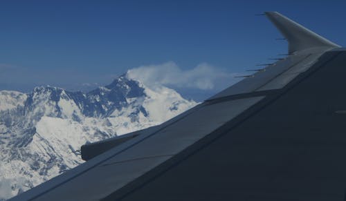 從 30k 英尺的珠穆朗瑪峰, 珠穆朗瑪峰, 飛機上的珠穆朗瑪峰 的 免費圖庫相片