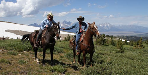 Free stock photo of gorgeous scenery, horseback riding, jackson hole wyoming Stock Photo