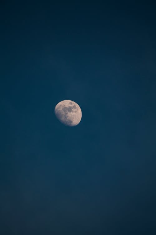 Full Moon in Night Sky