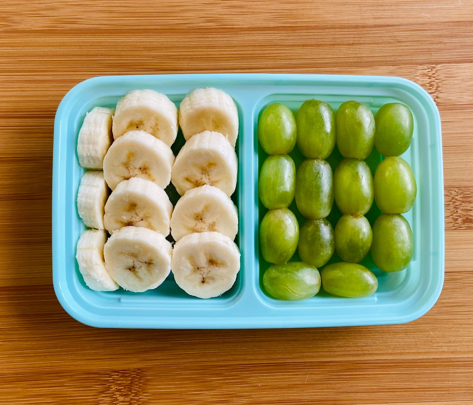 Frozen grapes in a bowl ready to enjoy as a crunchy snack