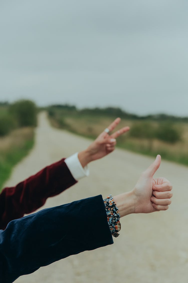 People Doing Hand Gestures