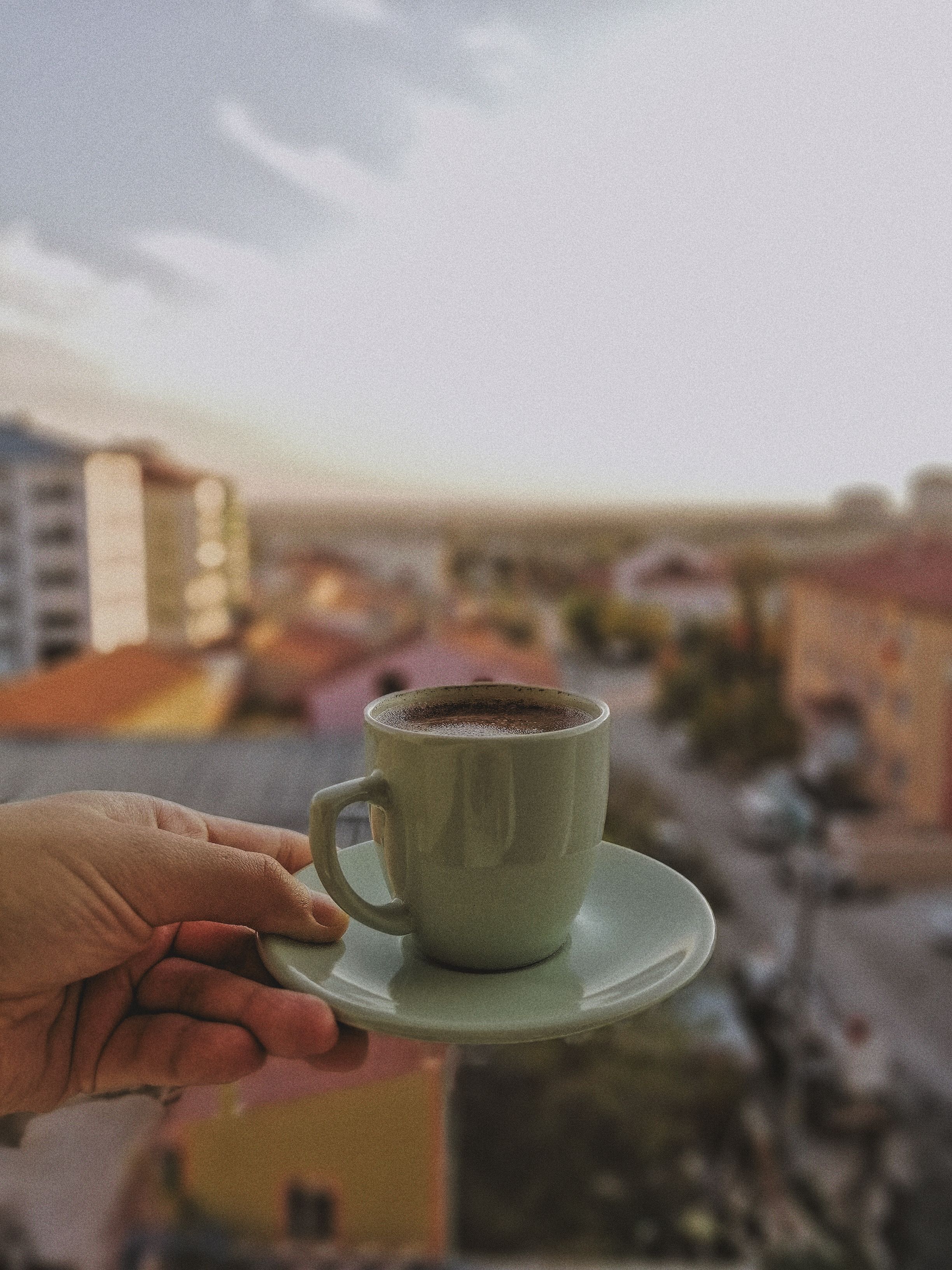 A Cup Of Coffee On The Table Free Stock Photo