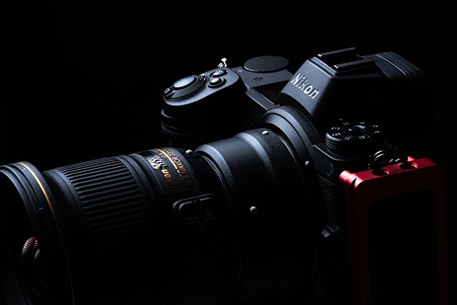 Detailed close-up of a modern DSLR camera showcasing its sleek design and advanced features.