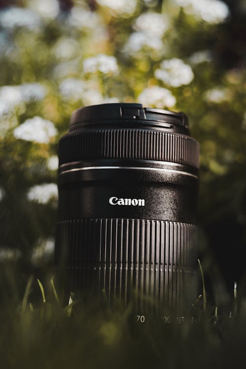 Close-Up Shot of a Camera Lens