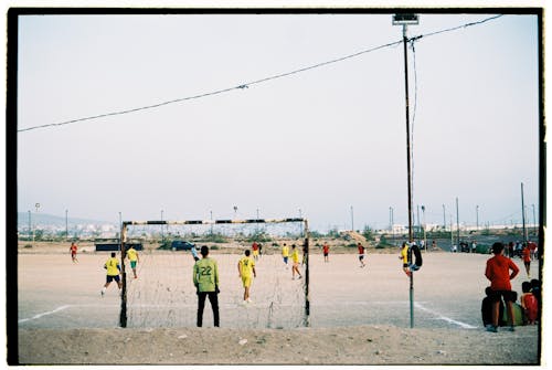 
People Playing Soccer